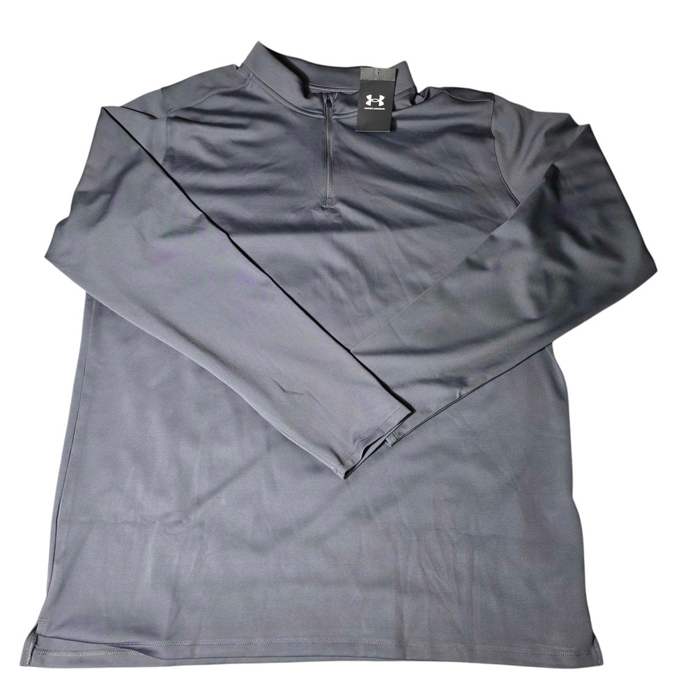 Under Armour Motion 1/4 Quarter Zip Pullover Mens 2XLT Tall Gray NWT 1386980-025